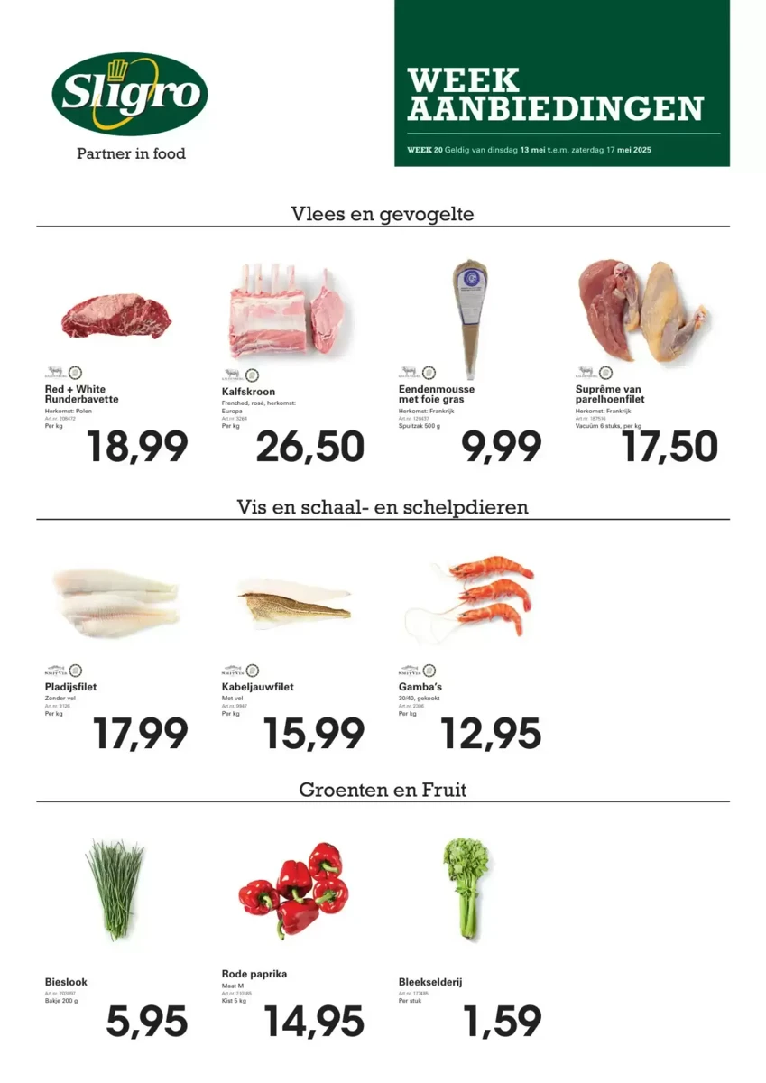 Folder Sligro